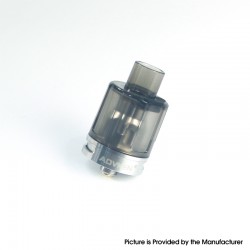 Authentic Advken Barra Mesh Sub Ohm Tank Clearomizer - Black, PCTG + Stainless Steel, 4ml, 0.16ohm / 0.2ohm, 24mm Diameter