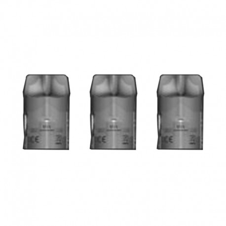 Authentic Damn Fresia Pod System Kit Replacement Cartridge w/ 1.4ohm Coil - Black, 2ml (3 PCS)