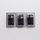 Authentic Damn Vape Fresia Pod System Vape Kit Replacement Cartridge w/ 1.4ohm Coil - Black, 2ml (3 PCS)