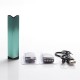 Authentic Damn Vape Fresia 8W 450mAh MTL Refillable Pod System Vape Starter Kit - Green, Aluminum + PCTG, 2ml, 1.4ohm