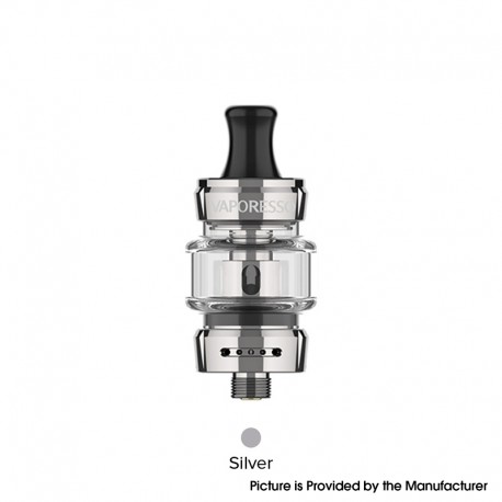 Authentic Vaporesso GTX 18 MTL / DTL Sub Ohm Tank Clearomizer - Silver, SS + Glass, 3ml, 0.8ohm / 1.2ohm, 22mm Diameter