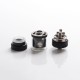 Authentic Dovpo x Vaping Bogan Blotto Mini RTA Rebuildable Tank Vape Atomizer - Black, Glass + PCTG, 2ml / 4ml, 23.4mm Diameter