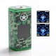 Authentic Vaptio Capt'n 220W TC VW Variable Wattage Vape Box Mod - Camouflage Green, Zinc Alloy + IML Panel, 10~220W, 2 x 18650