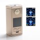 Authentic Vaptio Capt'n 220W TC VW Variable Wattage Vape Box Mod - Golden, Zinc Alloy + IML Panel, 10~220W, 2 x 18650