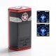 Authentic Vaptio Capt'n 220W TC VW Variable Wattage Vape Box Mod - Red, Zinc Alloy + IML Panel, 10~220W, 2 x 18650