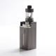 Authentic Steam Crave Hardon 220W TC VW Vape Box Mod Kit w/ Squonk Backpack + Glaz V2 RTA Tank - Gun Metal, 2 x 18650 / 21700