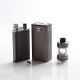 Authentic Steam Crave Hardon 220W TC VW Vape Box Mod Kit w/ Squonk Backpack + Glaz V2 RTA Tank - Gun Metal, 2 x 18650 / 21700