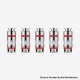 Authentic Vaptio Sonar Max Mod Pod Kit Replacement A1 Coil Head - Silver, 0.15ohm (Best: 65~70W) (5 PCS)