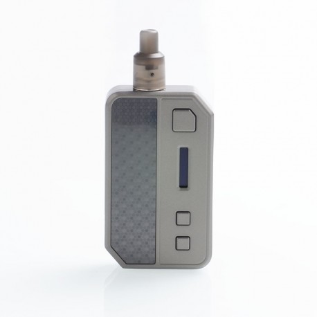 Authentic Pioneer4You iPV-3 Mini 30W 1400mAh Auto-Feeding Squonk TC Pod System Starter Kit - Carbon Fiber Gun Metal C1