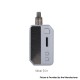 Authentic Pioneer4You iPV-3 Mini 30W 1400mAh Auto-Feeding Squonk TC Pod System Starter Kit - Silver C3, 3.5ml