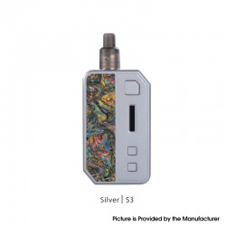 Authentic Pioneer4You iPV-3 Mini 30W 1400mAh Auto-Feeding Squonk TC Pod System Starter Kit - Silver S3, 3.5ml