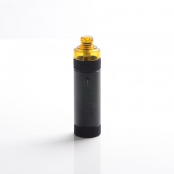 Authentic Asvape Hita 30W 1000mAh Mech Mod RBA Pod System Starter Kit - Carbon Black, 3ml, 0.5ohm / 1.0ohm, 5~30W