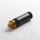 Authentic Asvape Hita 30W 1000mAh Mech Mod RBA Pod System Vape Starter Kit - Carbon Black, 3ml, 0.5ohm / 1.0ohm, 5~30W