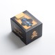 Authentic Dovpo x Vaping Bogan Blotto Mini RTA Rebuildable Tank Vape Atomizer - Blue, Glass + PCTG, 2ml / 4ml, 23.4mm Diameter