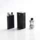 Authentic Steam Crave Hardon 220W TC VW Vape Box Mod Kit w/ Squonk Backpack + Glaz V2 RTA Tank - Black + Silver, 2 x 18650/21700