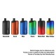 Authentic FreeMax Autopod50 50W 2000mAh VW Box Mod Pod System Starter Kit - Coral, 0.25ohm / 0.5ohm, 4ml, 5~50W