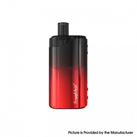 Authentic FreeMax Autopod50 50W 2000mAh VW Box Mod Pod System Starter Kit - Black Red, 0.25ohm / 0.5ohm, 4ml, 5~50W
