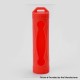 [Ships from Bonded Warehouse] Protective Case Sleeve for 18650 Battery - Red, Silicone