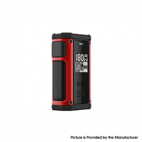 Authentic IJOY Captain 2 180W TC VV VW Variable Wattage Box Mod - Red, 5~180W, 300~600'F, 2 x 18650