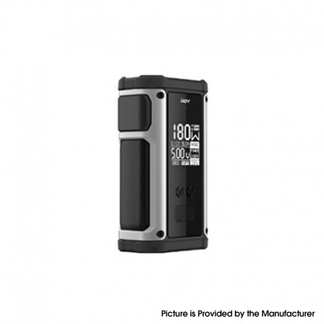 Authentic IJOY Captain 2 180W TC VV VW Variable Wattage Box Mod - Gun Metal, 5~180W, 300~600'F, 2 x 18650