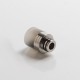Authentic Reewape AS310 Replacement Anti-Spit 510 Drip Tip for RDA / RTA / RDTA / Sub-Ohm Tank Vape Atomizer - Gray, Resin, 20mm