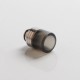 Authentic Reewape AS310 Replacement Anti-Spit 510 Drip Tip for RDA / RTA / RDTA / Sub-Ohm Tank Vape Atomizer - Gray, Resin, 20mm