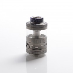 Authentic Steam Crave Aromamizer Ragnar RDTA Rebuildable Dripping Tank Atomizer - Gunmetal, SS + Glass, 18ml, 35mm Diameter