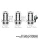 [Ships from Bonded Warehouse] Authentic OXVA UNI Replacement Mesh Coil Head for OXVA Origin / OXVA X Pod System - 0.3ohm (5 PCS)