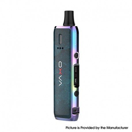 Authentic OXVA Origin 40W VW Box Mod AIO Pod System Starter Kit - Muzo Green, 0.3ohm / 0.5ohm, 5~40W, 1 x 18650