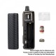 Authentic OXVA Origin 40W VW Box Mod AIO Pod System Starter Kit - Muzo Green, 0.3ohm / 0.5ohm, 5~40W, 1 x 18650