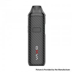 Authentic OXVA X 40W 1600mAh Pod System Starter Kit - Polar Black Carbon Fiber, Zinc Alloy, 2ml, 0.3ohm / 0.5ohm