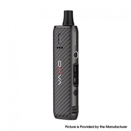 Authentic OXVA Origin 40W VW Box Mod AIO Pod System Starter Kit - Black Carbon Fiber, 0.3ohm / 0.5ohm, 5~40W, 1 x 18650