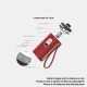 Authentic Aspire Cloudflask 2000mAh DTL Box Mod Pod System Starter Kit - Red, SS + Microfiber Leather, 5.5ml, 0.25ohm