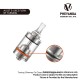 Authentic Phevanda Memo MTL RTA Rebuildable Tank Atomizer - Black, 316 Stainless Steel + PC, 3.5ml, 22mm Diameter