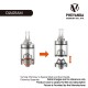 Authentic Phevanda Memo MTL RTA Rebuildable Tank Atomizer - Black, 316 Stainless Steel + PC, 3.5ml, 22mm Diameter