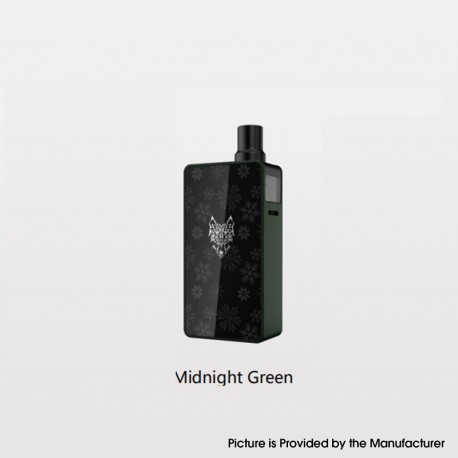 Authentic Snowwolf P50 50W 1250mAh VW Mod Pod System Starter Kit - Midnight Green, Zinc Alloy + PCTG, 4.5ml, 0.6ohm, 5~50W