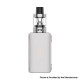 [Ships from Bonded Warehouse] Authentic Vaporesso Gen Nano 80W 2000mAh TC VV VW Mod Kit with GTX Tank 22 - Silver, 5~80W