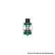 Authentic Vaporesso GTX 22 Sub Ohm Tank Atomizer Clearomizer - Green, Stainless Steel + Glass, 3.5ml / 2ml, 0.2ohm / 0.6ohm