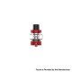 Authentic Vaporesso GTX 22 Sub Ohm Tank Atomizer Clearomizer - Red, Stainless Steel + Glass, 3.5ml / 2ml, 0.2ohm / 0.6ohm