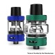 Authentic Vaporesso GTX 22 Sub Ohm Tank Vape Atomizer Clearomizer - Green, Stainless Steel + Glass, 3.5ml / 2ml, 0.2ohm / 0.6ohm