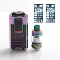 Authentic Smoant Ladon 225W TC VW Box Mod + AIO 2in1 Tank Kit - Rainbow, 1~225W, 100~300'C / 200~600'F, 2 x 18650