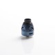 Authentic Asmodus Galatek RDA Rebuildable Dripping Vape Atomizer w/ BF Pin - Blue, Stainless Steel, 24mm Diameter