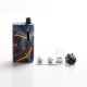 Authentic ThinkVape Thor AIO 80W VW Box Mod Pod System Vape Starter Kit - Grid-Dark, 3.0ml, 0.2ohm / 0.5ohm, 5~80W, 1 x 18650