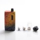 Authentic ThinkVape Thor AIO 80W VW Box Mod Pod System Vape Starter Kit - Grid-Orange, 3.0ml, 0.2ohm / 0.5ohm, 5~80W, 1 x 18650