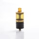 Authentic YDDZ V1 22mm RTA Rebuildable Tank Vape Atomizer - Black, Stainless Steel + Glass, 4ml, 22mm Diameter