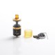 Authentic YDDZ V1 22mm RTA Rebuildable Tank Vape Atomizer - Black, Stainless Steel + Glass, 4ml, 22mm Diameter