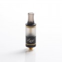 Authentic YDDZ T1 MTL RTA Rebuildable Tank Atomizer - Black + Gold, Stainless Steel + PC, 2ml, 16mm Diameter