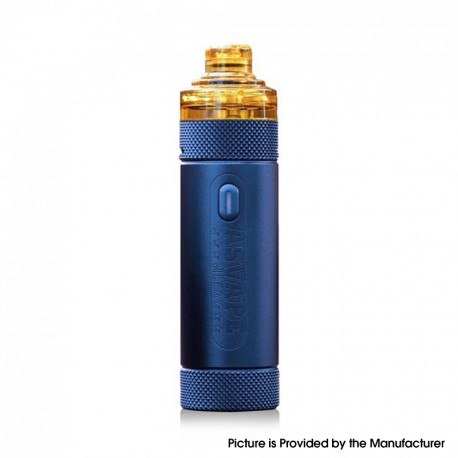 Authentic Asvape Hita 30W 1000mAh Mech Mod RBA Pod System Starter Kit - Blue, 3ml, 0.5ohm / 1.0ohm, 5~30W