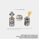 Authentic Aspire x Taifun Nautilus GT Mini MTL Sub Ohm Tank Atomizer Clearomizer - Blue, SS + Glass, 2.8ml, 22mm Diameter