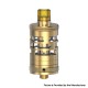 Authentic Aspire x Taifun Nautilus GT Mini MTL Sub Ohm Tank Atomizer Clearomizer - Gold, SS + Glass, 2.8ml, 22mm Diameter